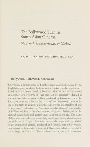 Travels of Bollywood Cinema:: From Bombay to LA