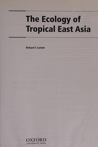 The Ecology of Tropical East Asia