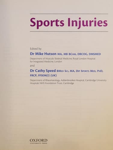Sports Injuries
