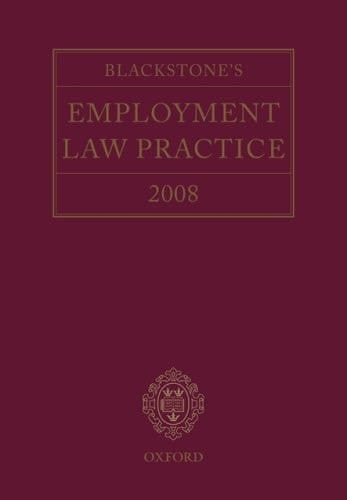 Blackstone's Employment Law Practice 2008