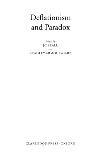 Deflationism and Paradox