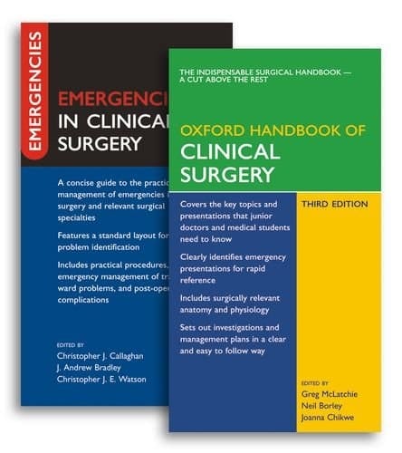 Oxford Handbook of Clinical Surgery and Emergencies in Clinical Surgery Pack (Oxford Hispanic Studies)