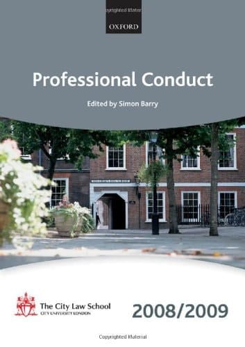 Professional Conduct 2008-2009: 2008 Edition (Blackstone Bar Manual)