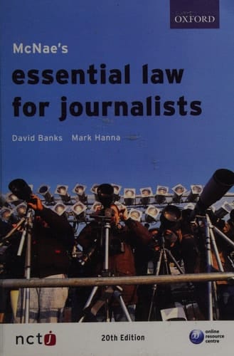 McNae's Essential Law for Journalists