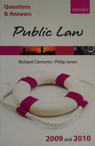 Q & A Public Law 2009 and 2010 (Blackstone's Law Questions and Answers)
