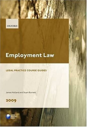 Employment Law 2009: LPC Guide