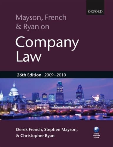 Mayson, French and Ryan on Company Law