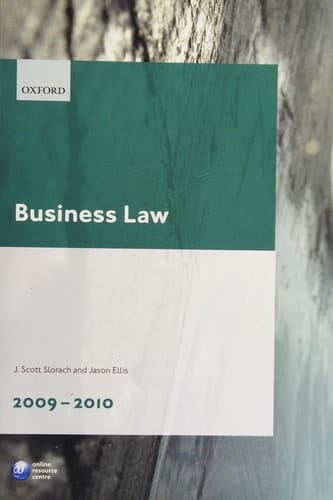 Business Law 2009-2010