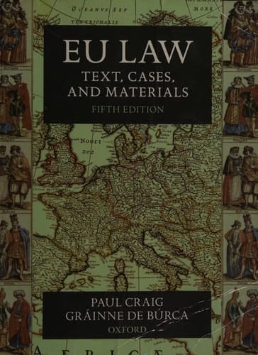 EU Law: Text, Cases, and Materials