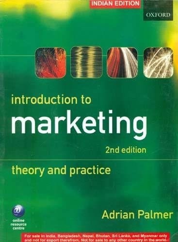 INTRODUCTION TO MARKETING,2E [Paperback] PALMER