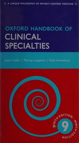 Oxford Handbook of Clinical Specialties (Oxford Medical Handbooks)