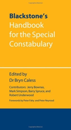 Blackstone's Handbook for the Special Constabulary