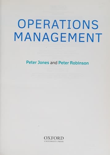 Operations Management