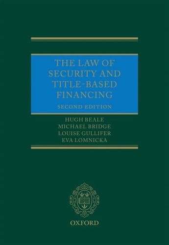 The Law of Security and Title-Based Financing