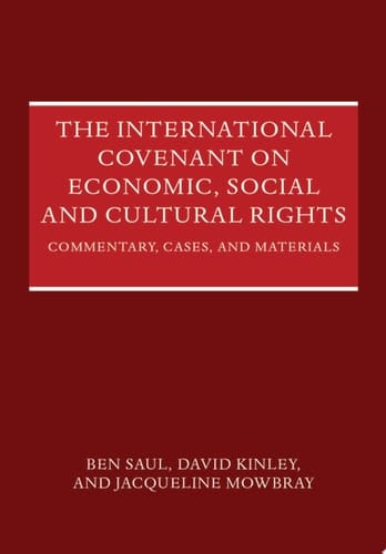 The International Covenant on Economic, Social and Cultural Rights: Commentary, Cases, and Materials