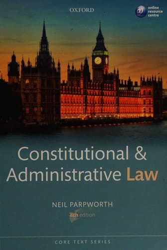 Constitutional & Administrative Law (Core Texts)