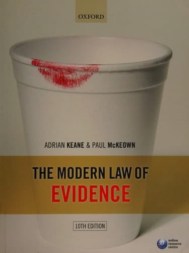 The Modern Law of Evidence