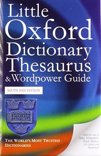 Little Oxford Dictionary Thesaurus and World Power Guide