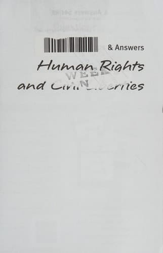 Q&A Human Rights and Civil Liberties 2012 and 2013 (Questions & Answers)