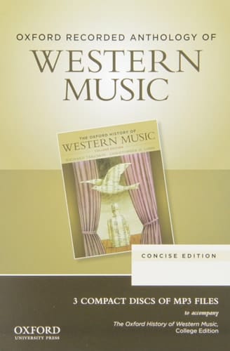 Oxford Recorded Anthology of Western Music: Concise Edition 3 CDs