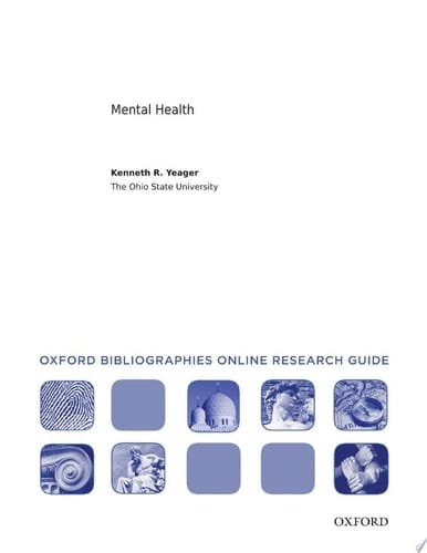 Mental Health: Oxford Bibliographies Online Research Guide