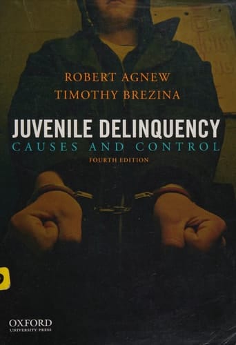 Juvenile Delinquency: Causes and Control