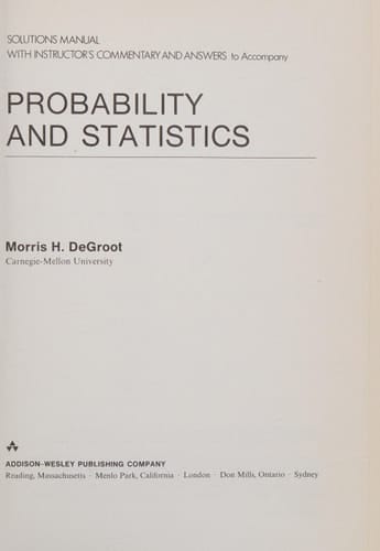 S/M Probability and Stats