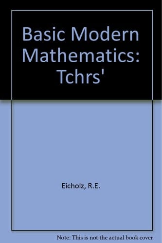 Basic Modern Mathematics,First Course