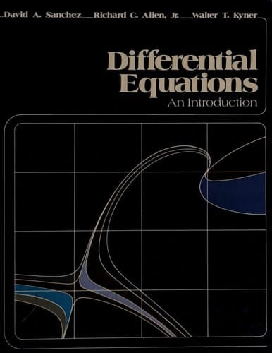 Differential Equations: An Introduction