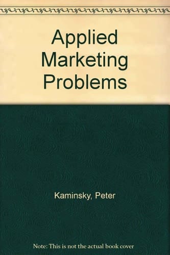Applied Marketing Problems