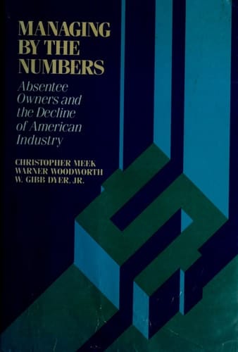 Managing By The Numbers