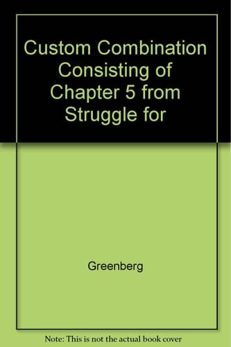 Custom Combination Consisting of Chapter 5 from Struggle for
