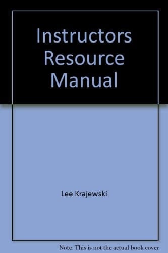 Instructors Resource Manual