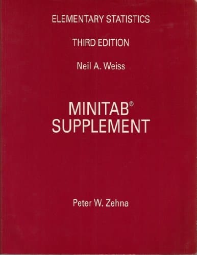 Elementary Statistics: Minitab Supplement