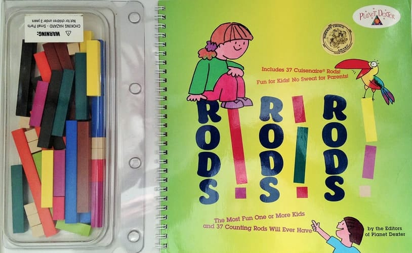 Rods, Rods, Rods: The Most Fun One or More Kids and 37 Counting Rods Will Ever Have/Book and 37 Counting Rods