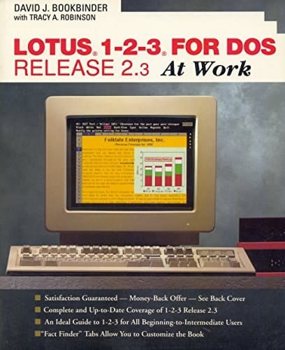 Lotus 1-2-3 for DOS Release 2.3 at Work