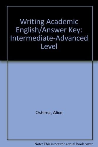 Writing Academic English/Answer Key