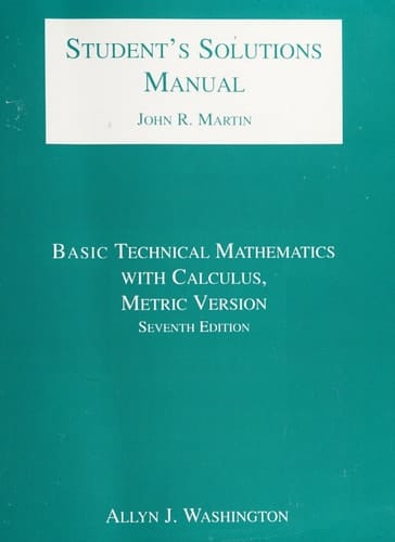 Students Solutions Manual