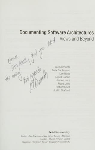 Documenting Software Architectures: Views and Beyond