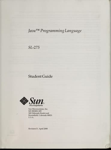 Java Programming Language