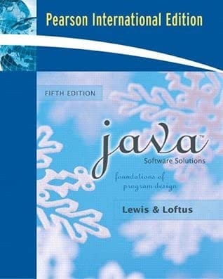 Java Software Solutions+Vis J+