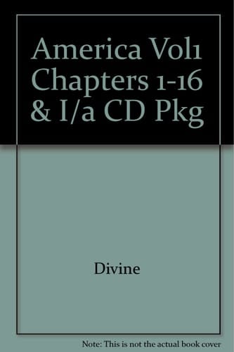 America Vol1 Chapters 1-16 & I/a CD Pkg