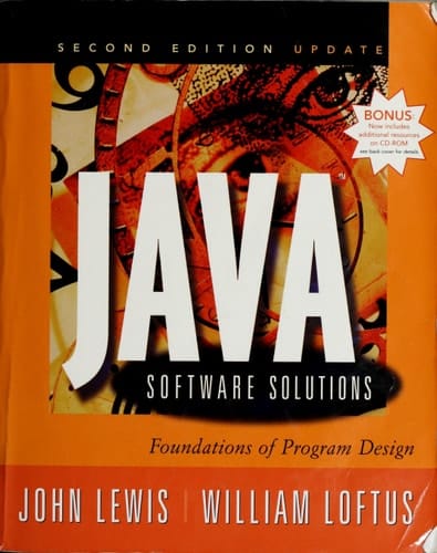Java Software Solutions: Foundations of Program Design, Update, JavaPlace Edition (2nd Edition)