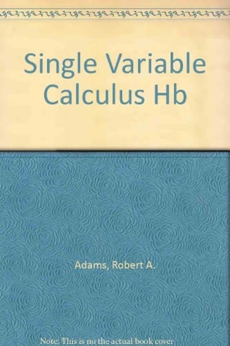 Single Variable Calculus