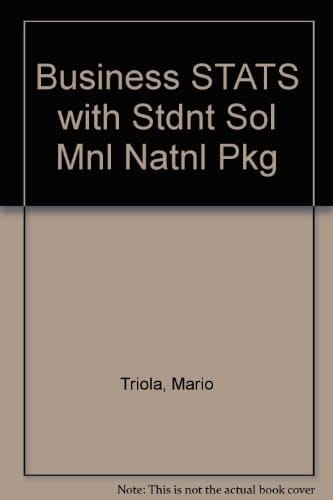 BUSINESS STATS WITH STDNT SOL MNL NATNL PKG