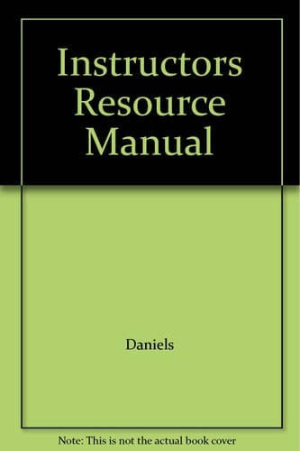 Instructors Resource Manual