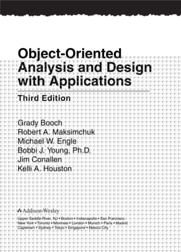 Object-Oriented Analysis and Design with Applications