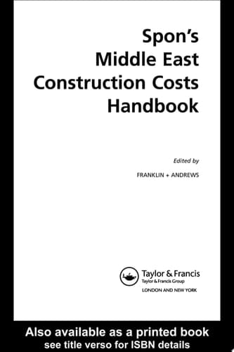 Spon's Middle East Construction Costs Handbook