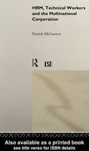 HRM, Technical Workers and the Multinational Corporation