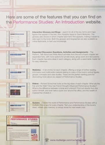Performance studies: an introduction